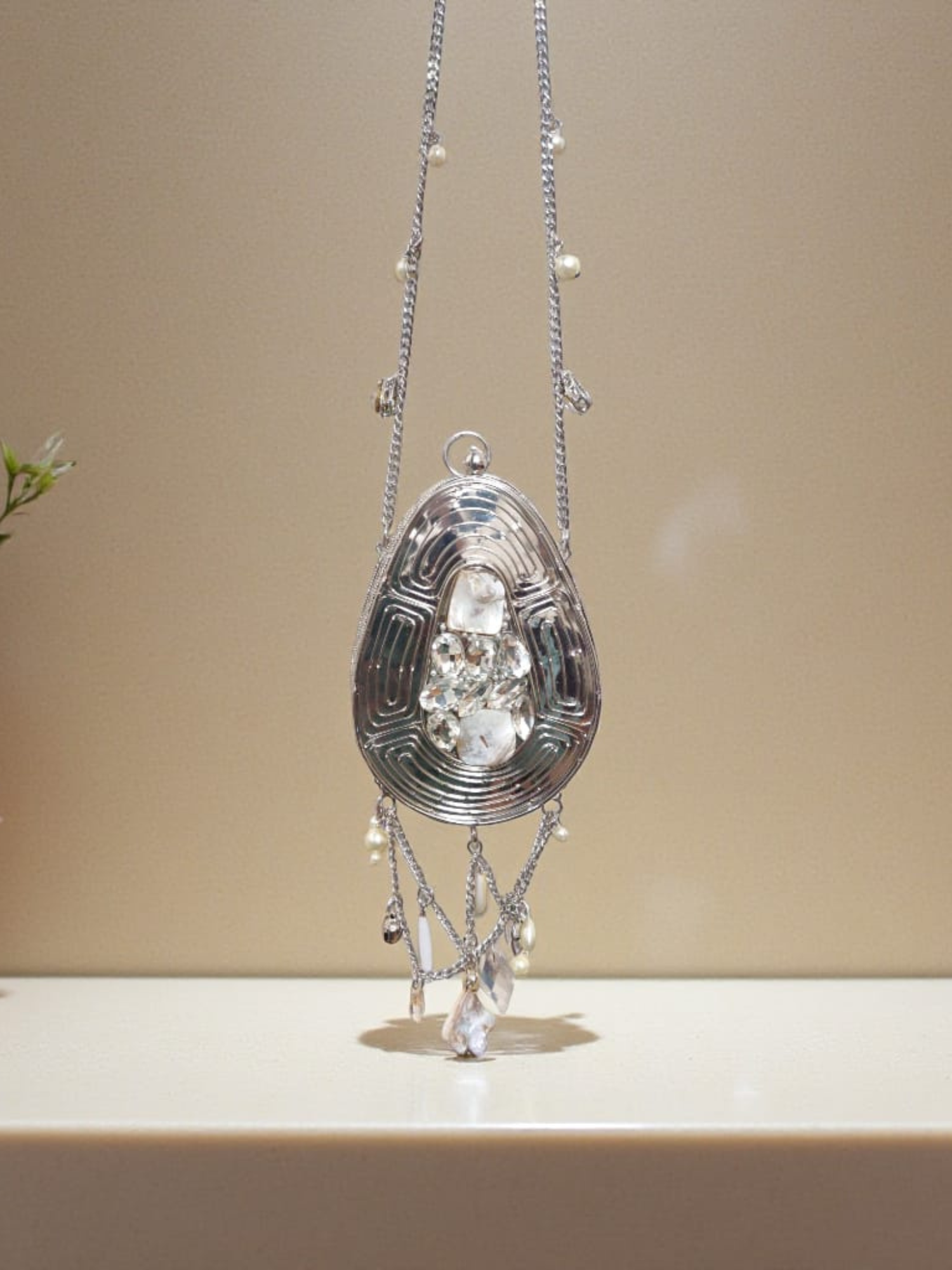 Aurelia Shell Drop Clutch