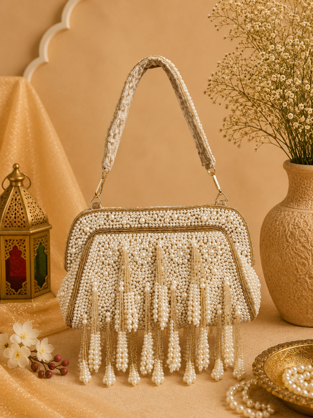 Amaira Tassels Clutch