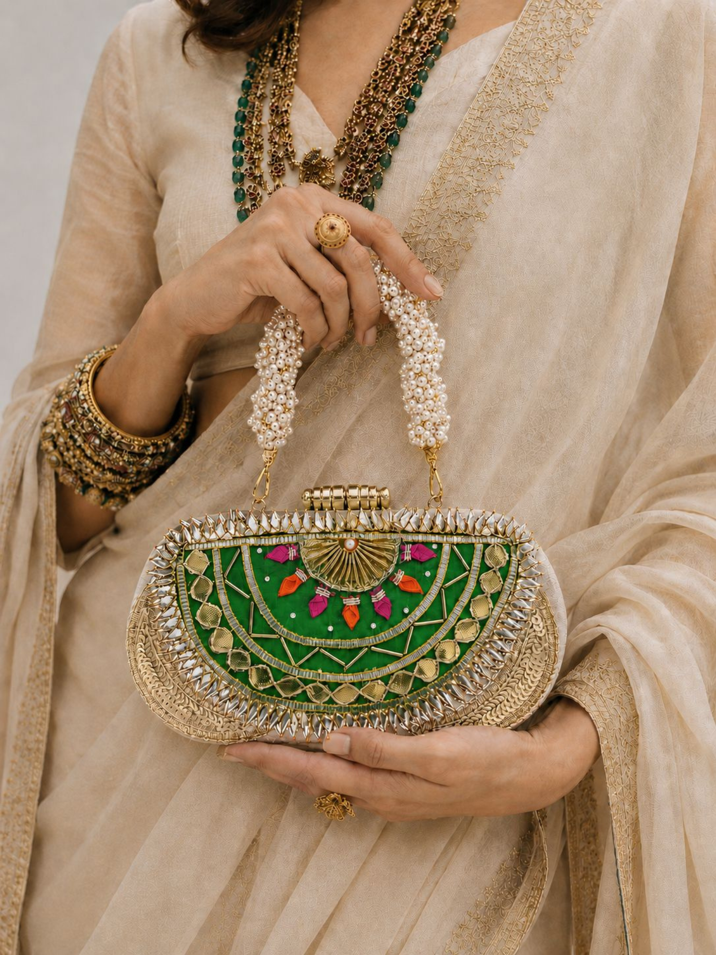 Chaand Gota Clutch Bag