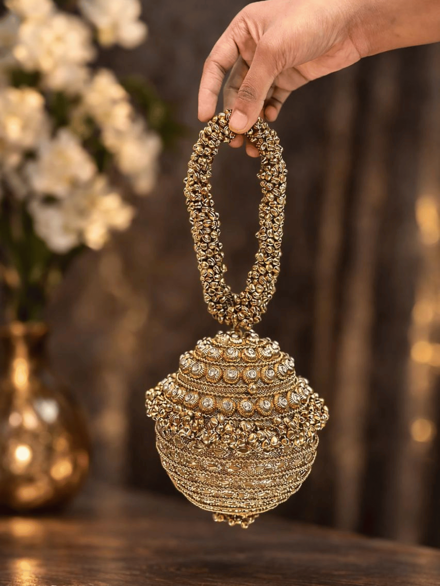 Gilded Bloom Mini Bag