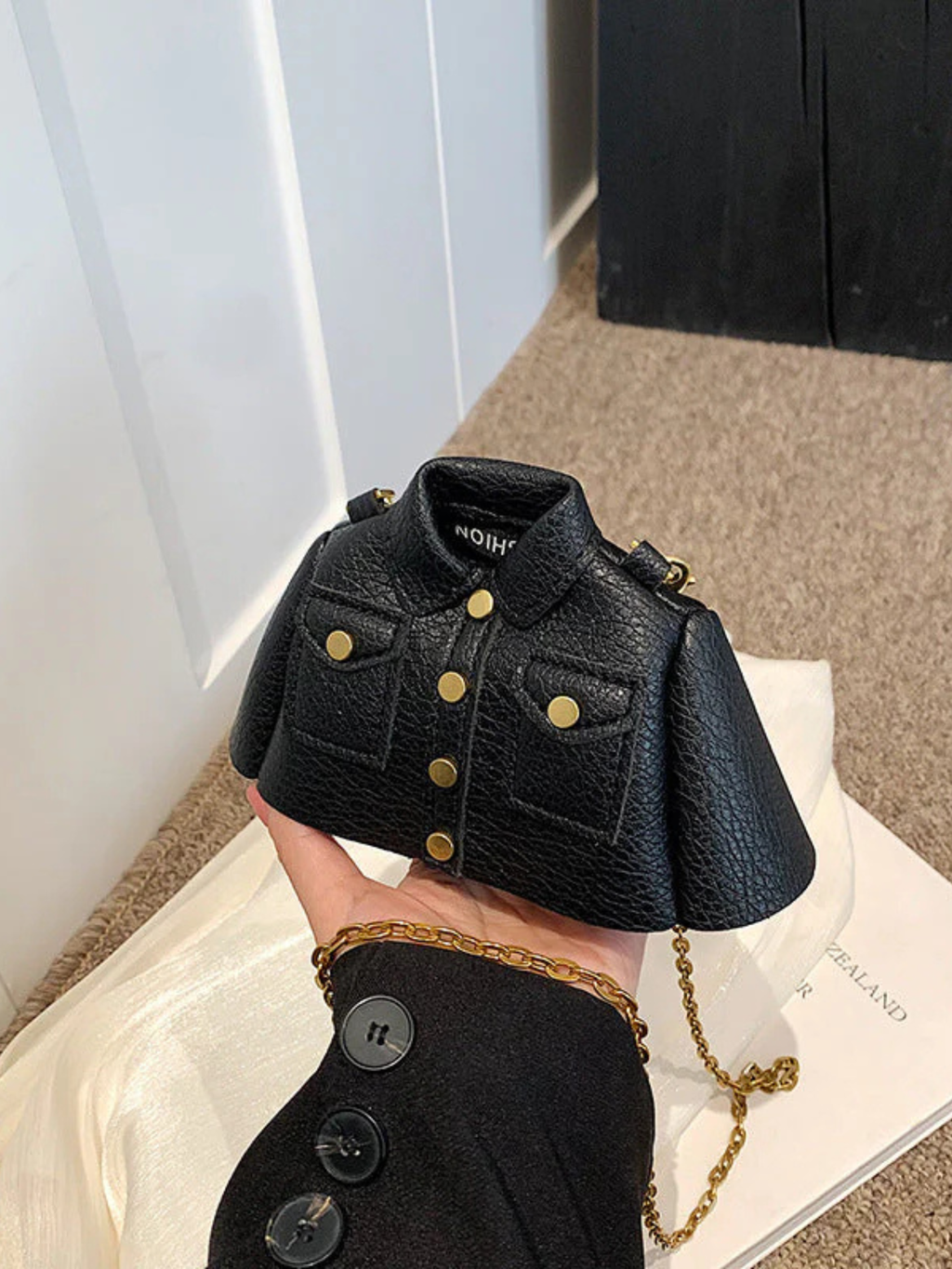 Midnight Jacket Charm Bag