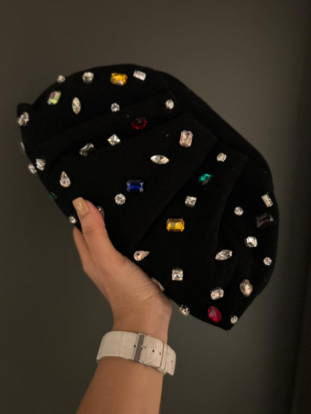 Denim Prism Cloud Bag