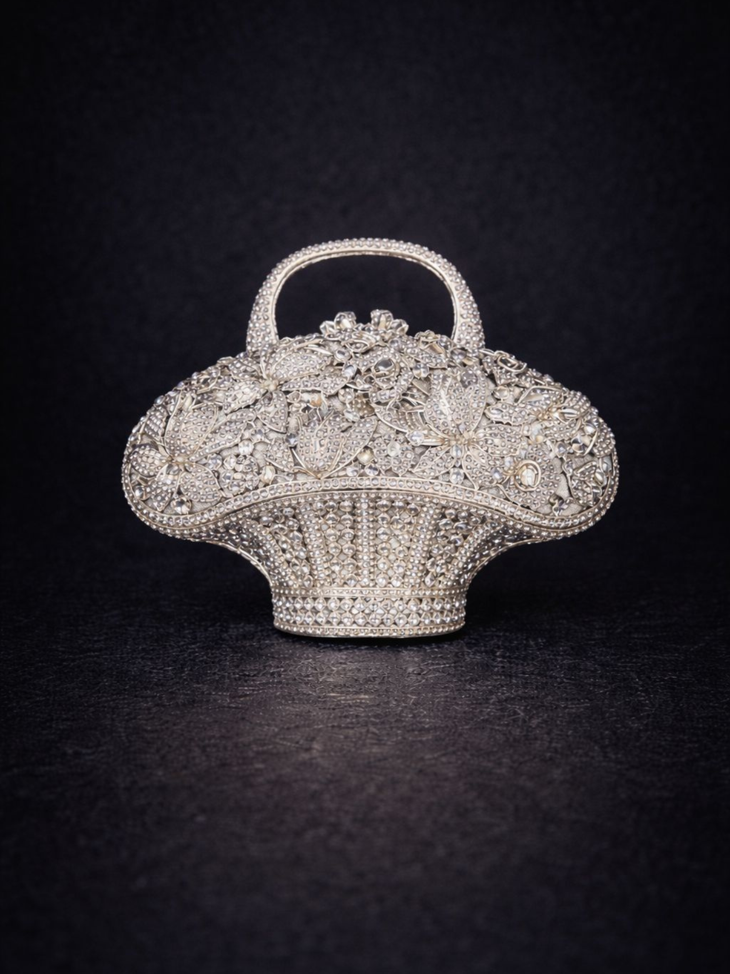 Basket Crystal Clutch