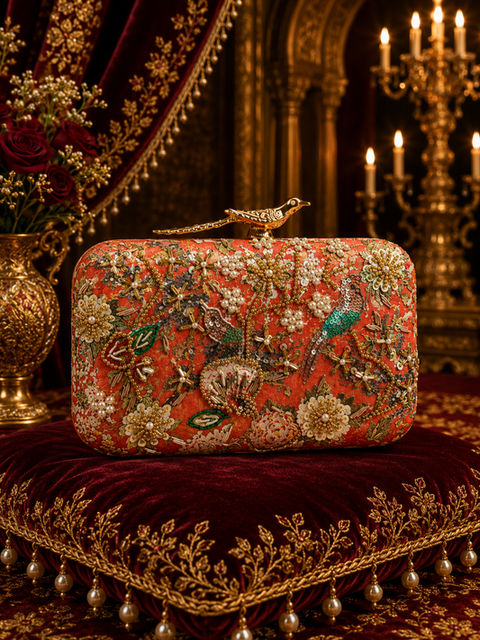 Kesariya Rajsi Clutch