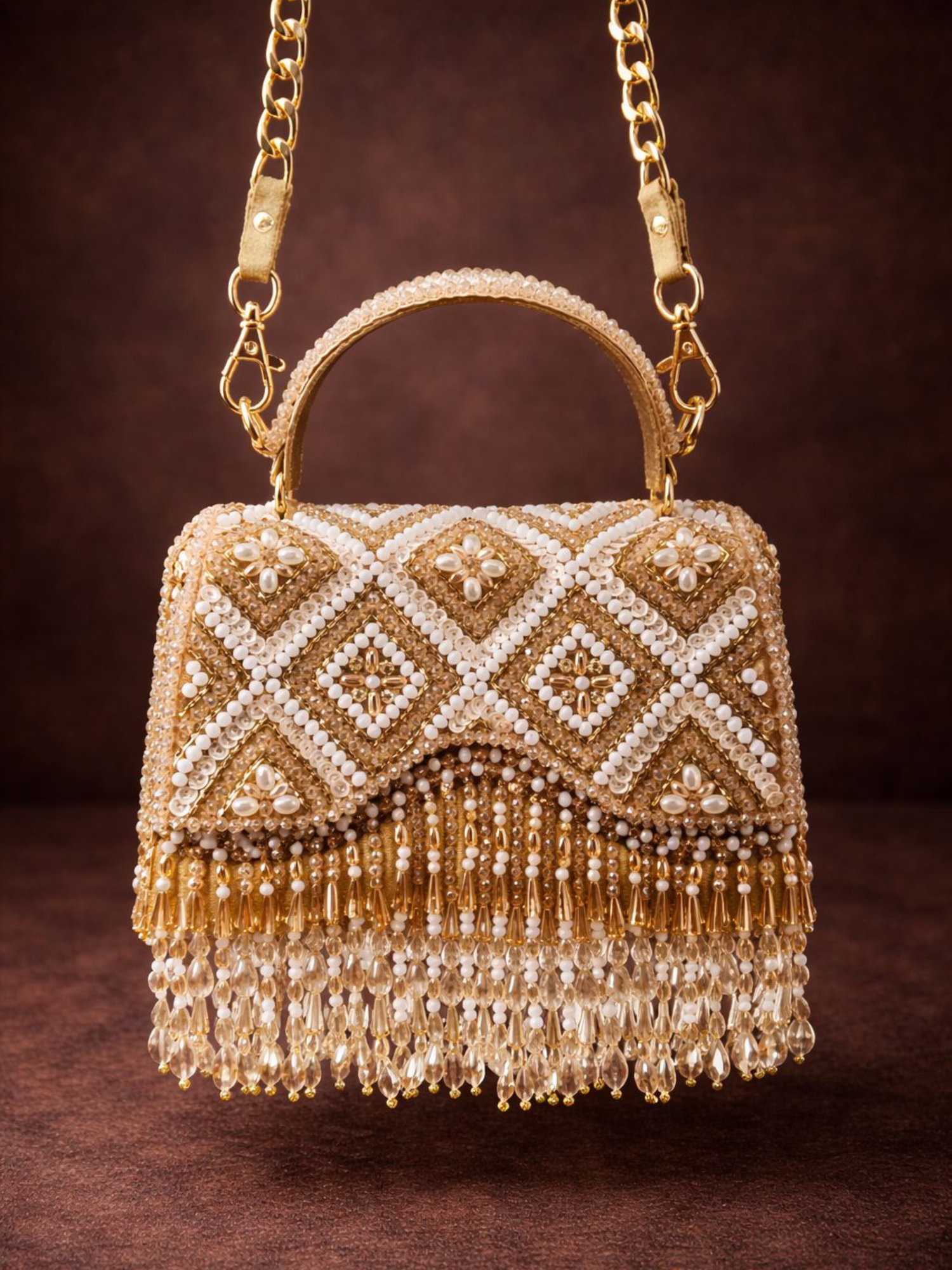 Zariya Pearl Cascade Bag