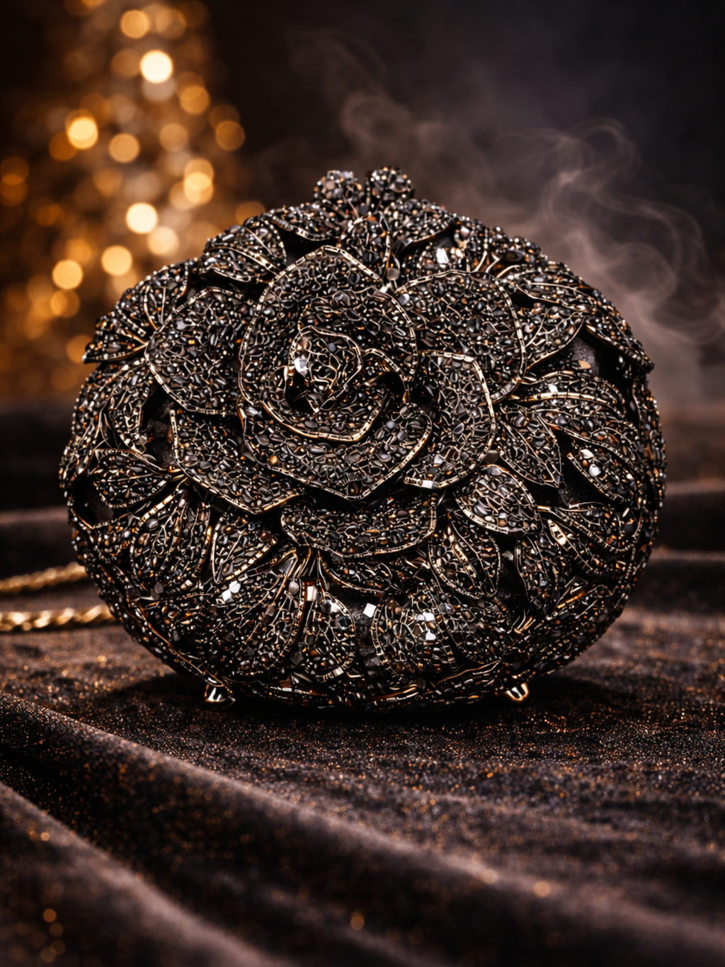 Noor Bloom Orb Clutch