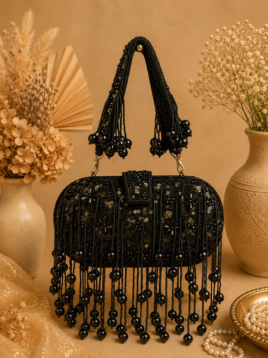Pearl Drape Cutch