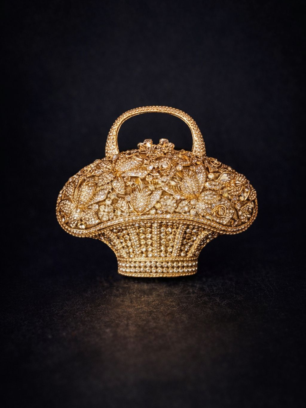 Basket Crystal Clutch