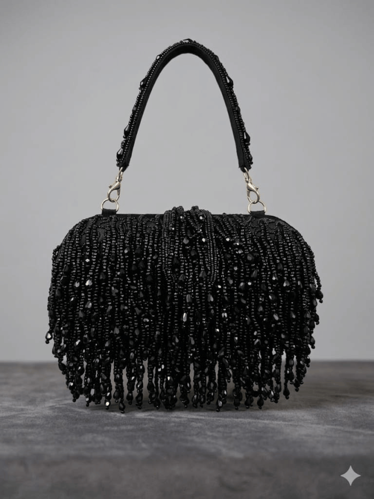 Crystal Fringe Evening Handbag