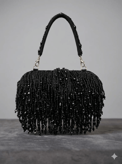 Crystal Fringe Evening Handbag