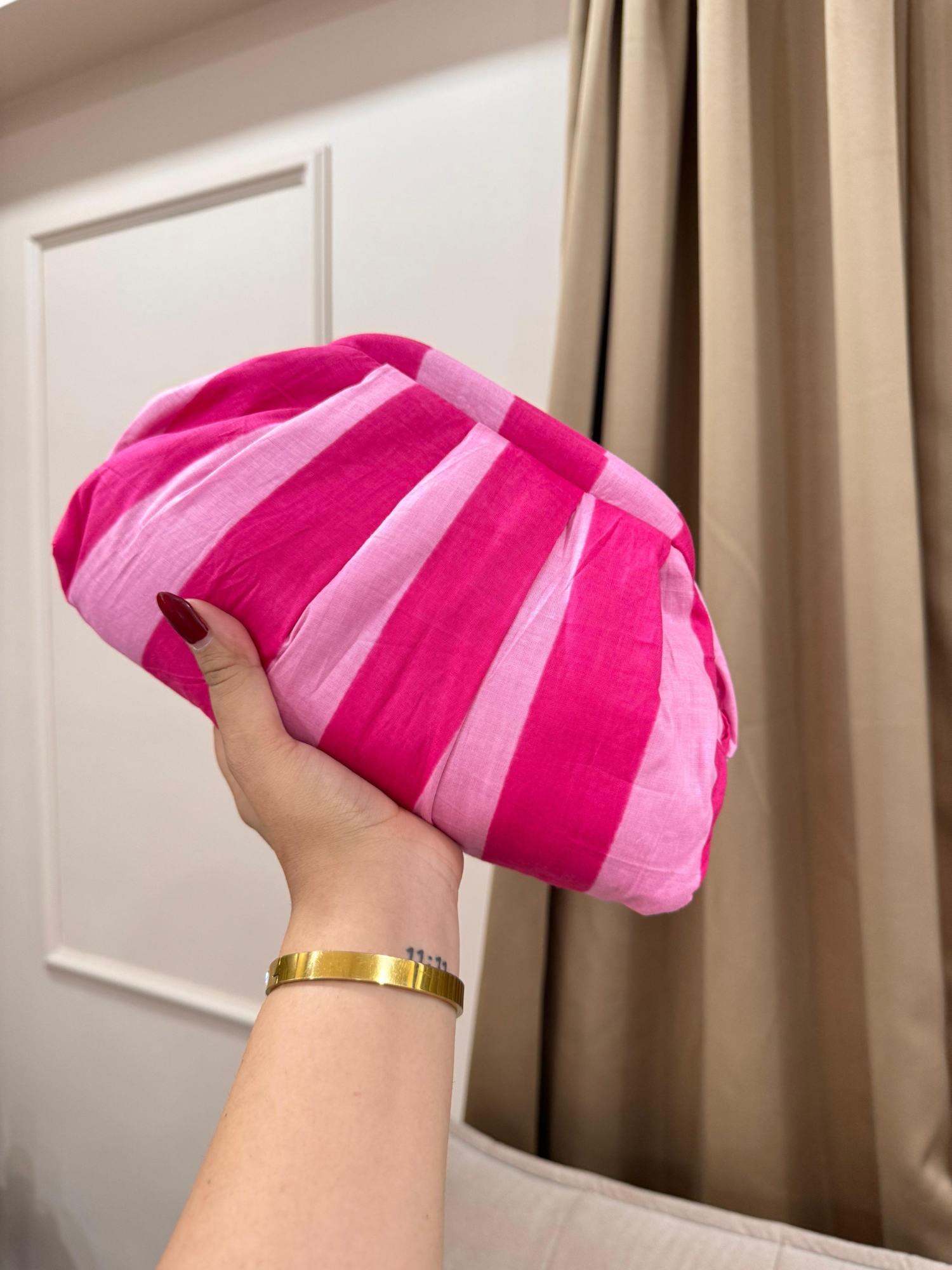 Candy Stripe Cloud Bag