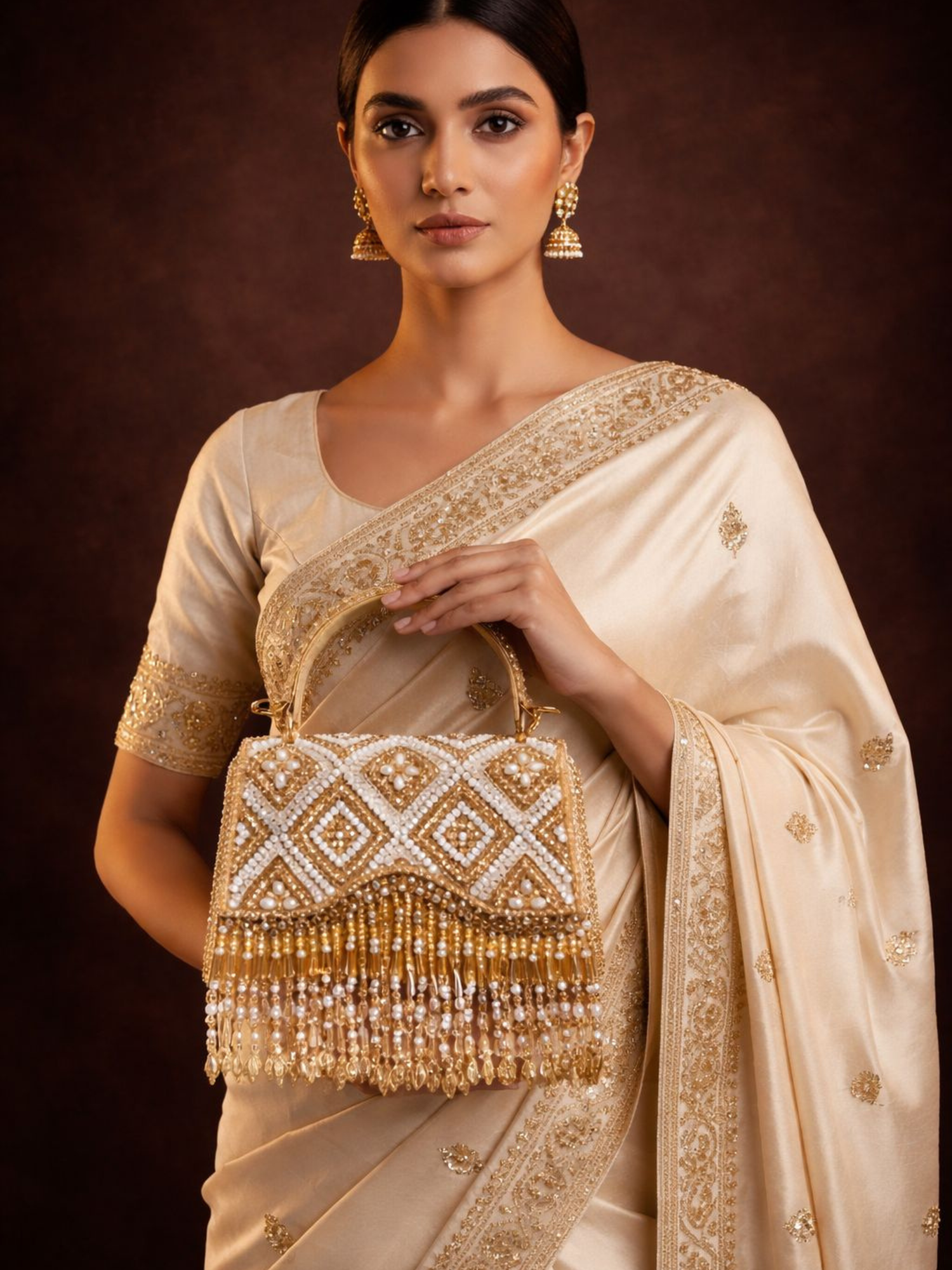 Zariya Pearl Cascade Bag