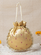 Shreenathji Hand-Embroidered Potli