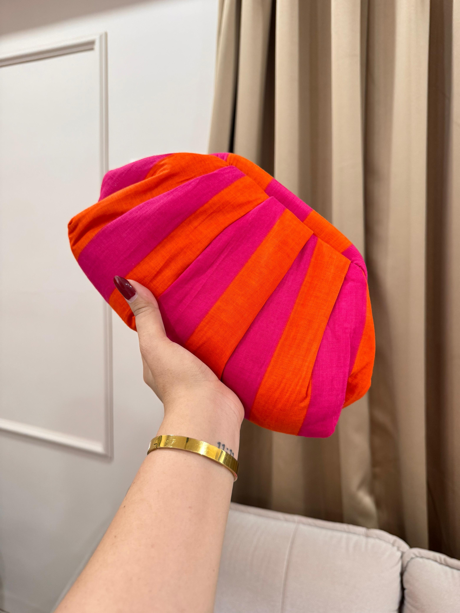 Candy Stripe Cloud Bag