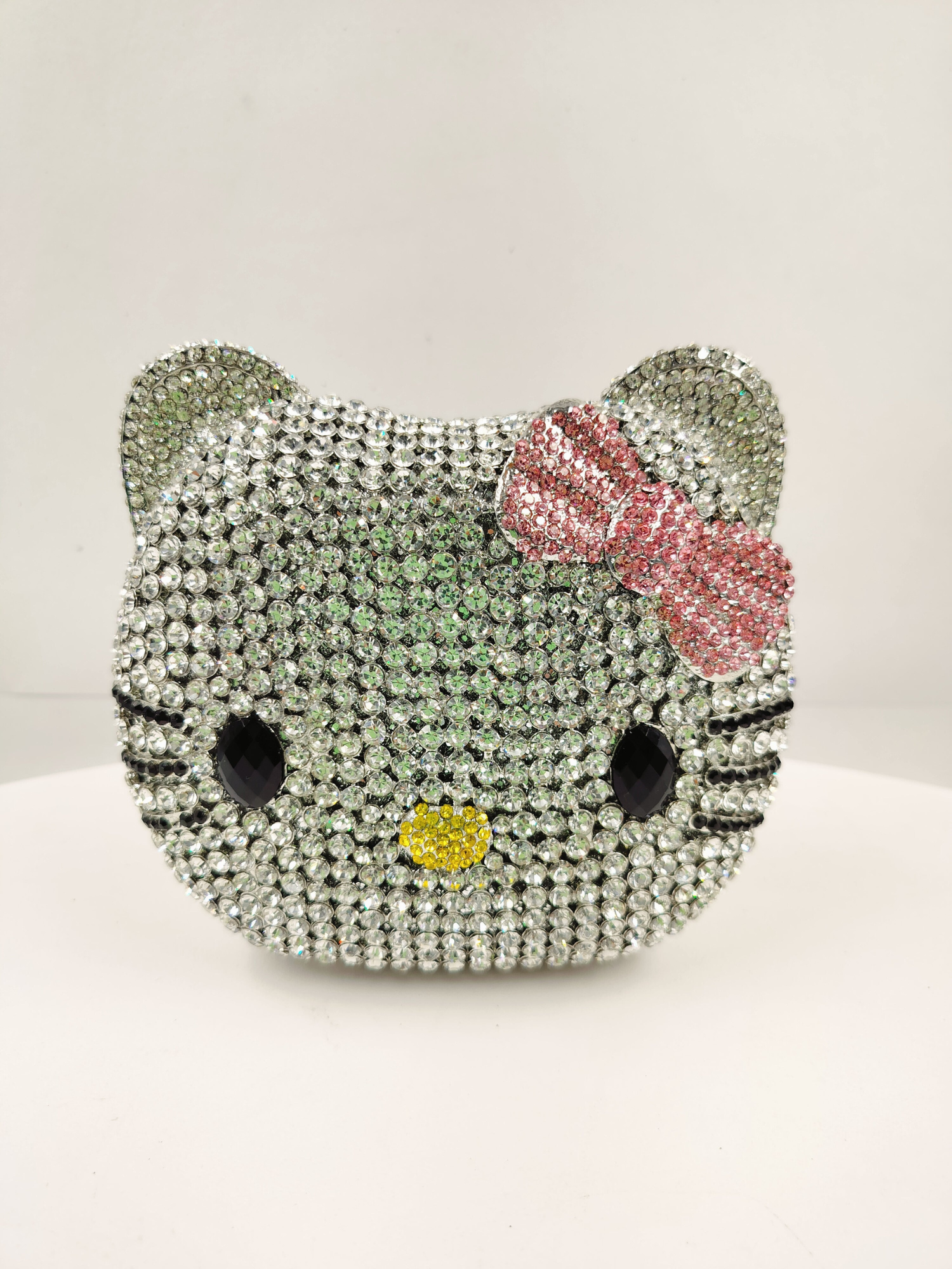 Crystal Kitty Clutch