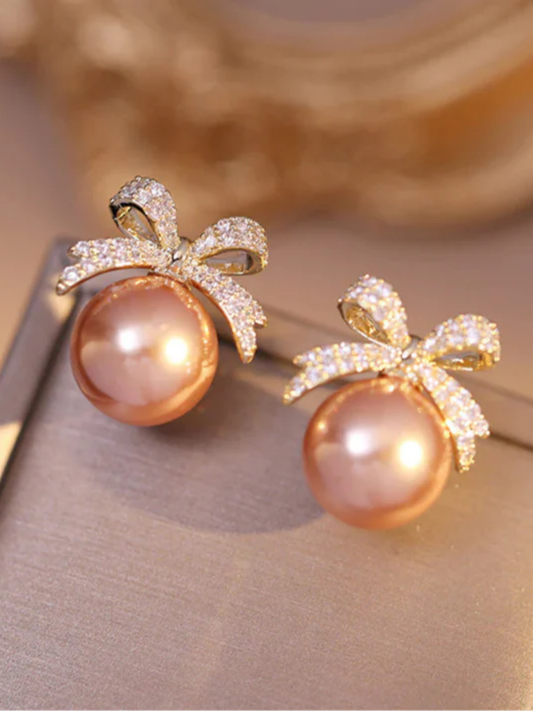 Pearl Charm Earrings