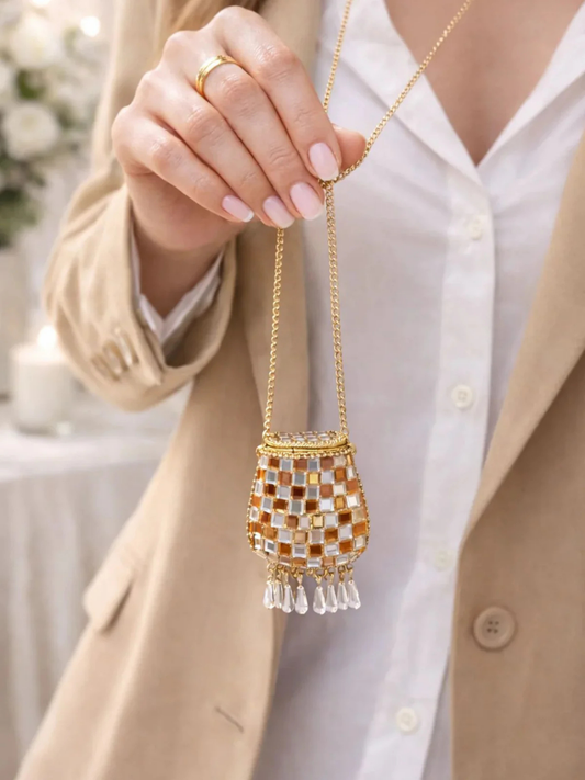 Zareen Mirror Mini Potli Bag
