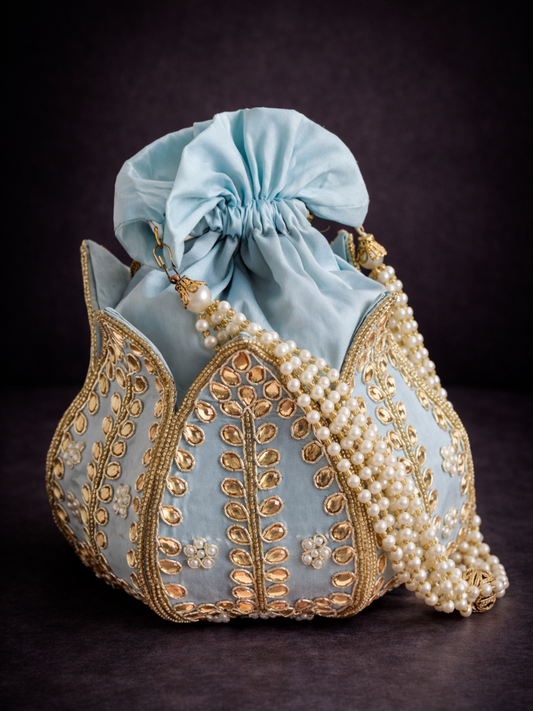 Blue Lotus Potli