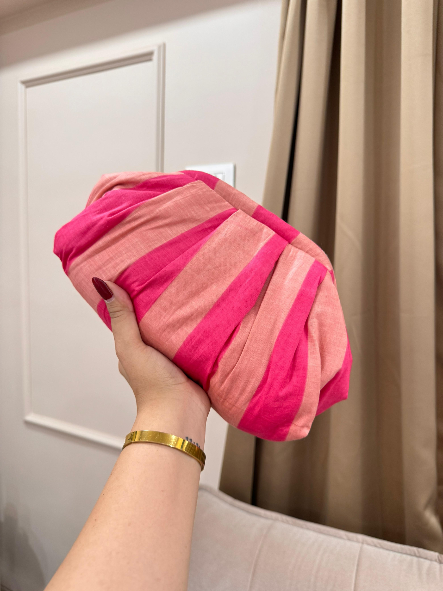 Candy Stripe Cloud Bag