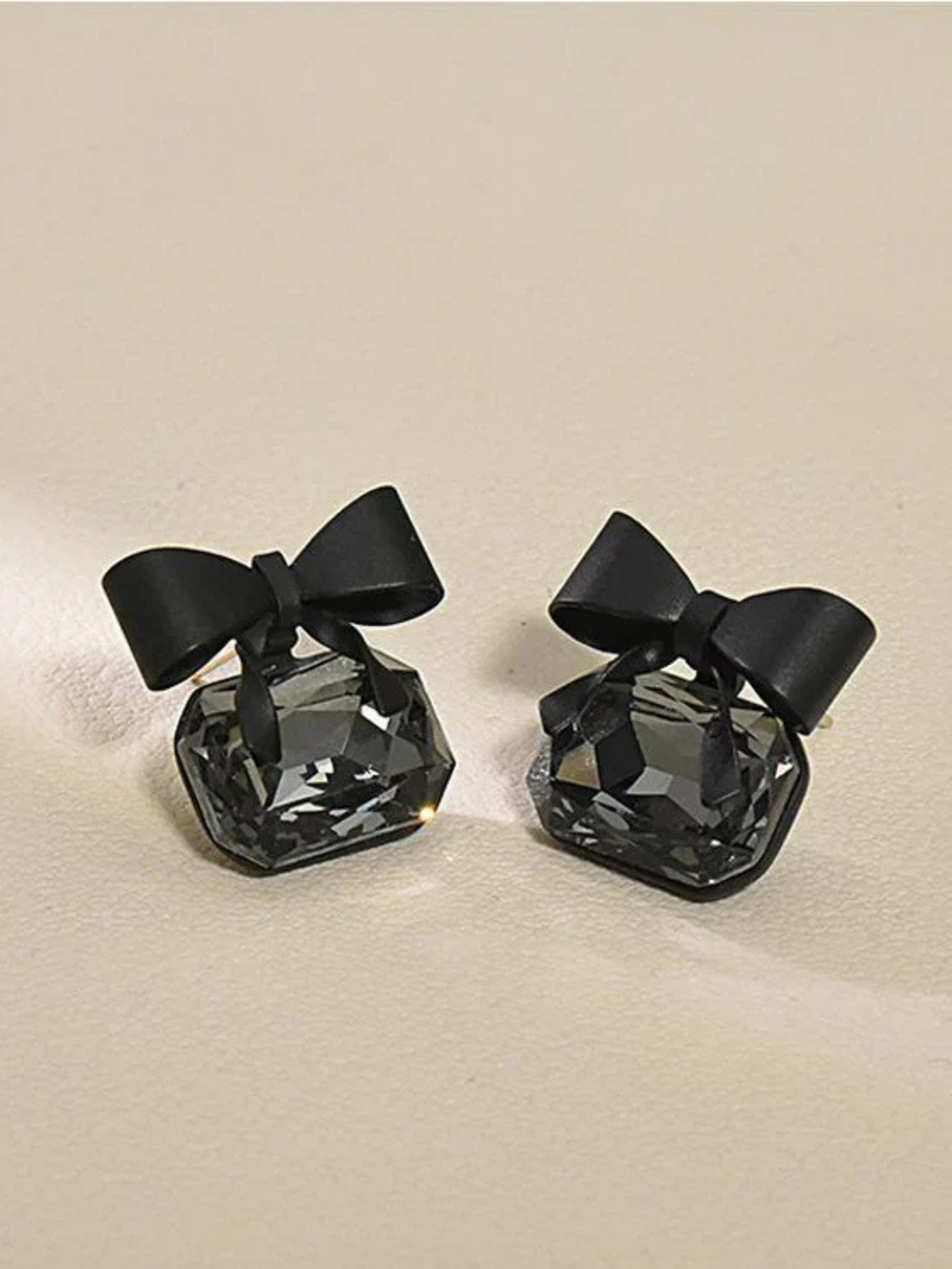 Smoky Bow Earrings