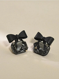 Smoky Bow Earrings