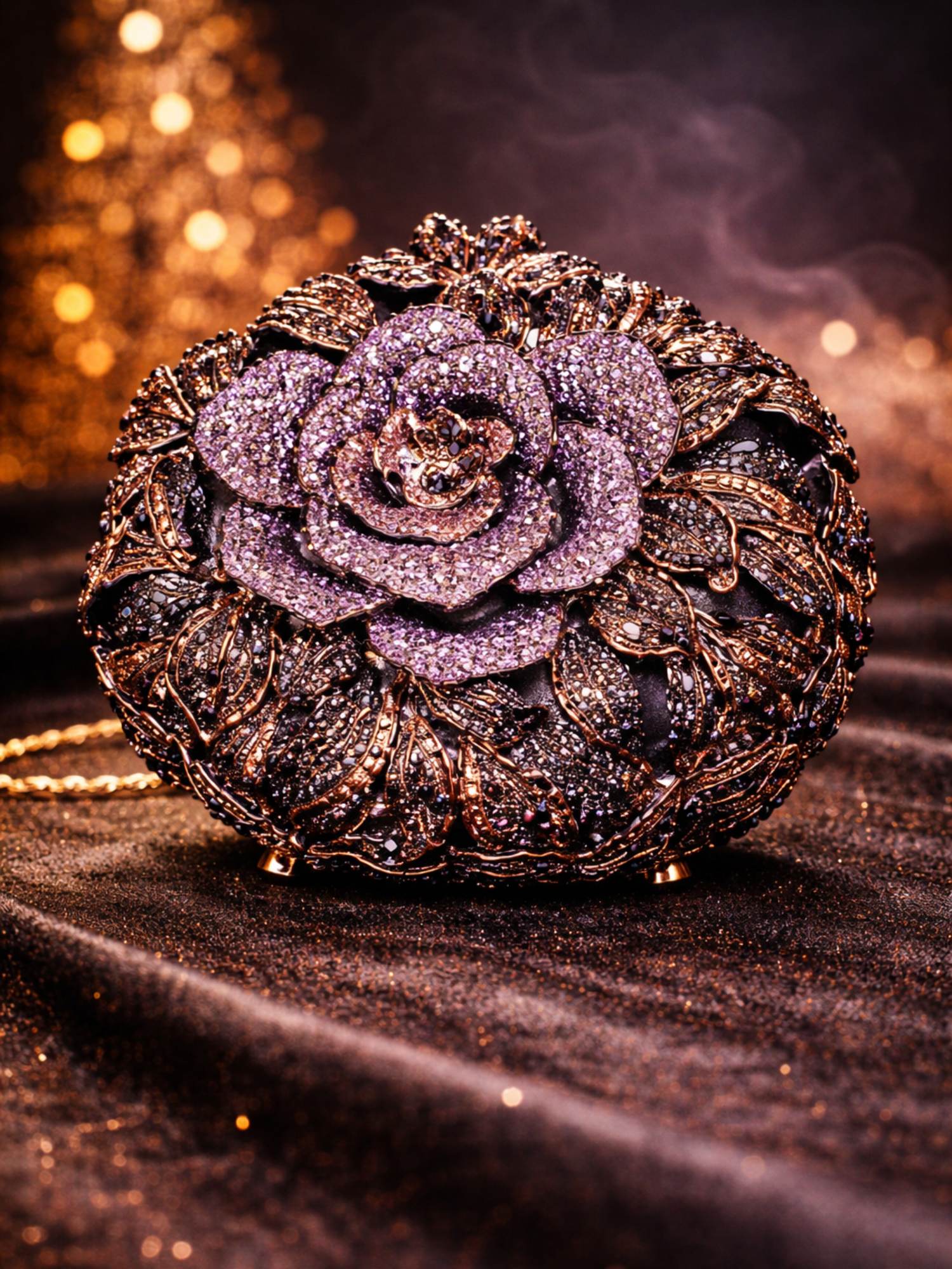 Noor Bloom Orb Clutch