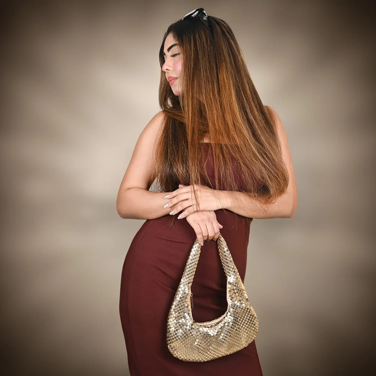 Luna Sequin Shoulder Bag (3 Colors)