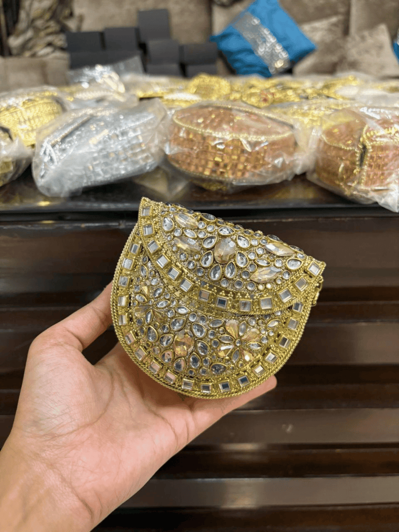 Champagne Crystal Mini Bag