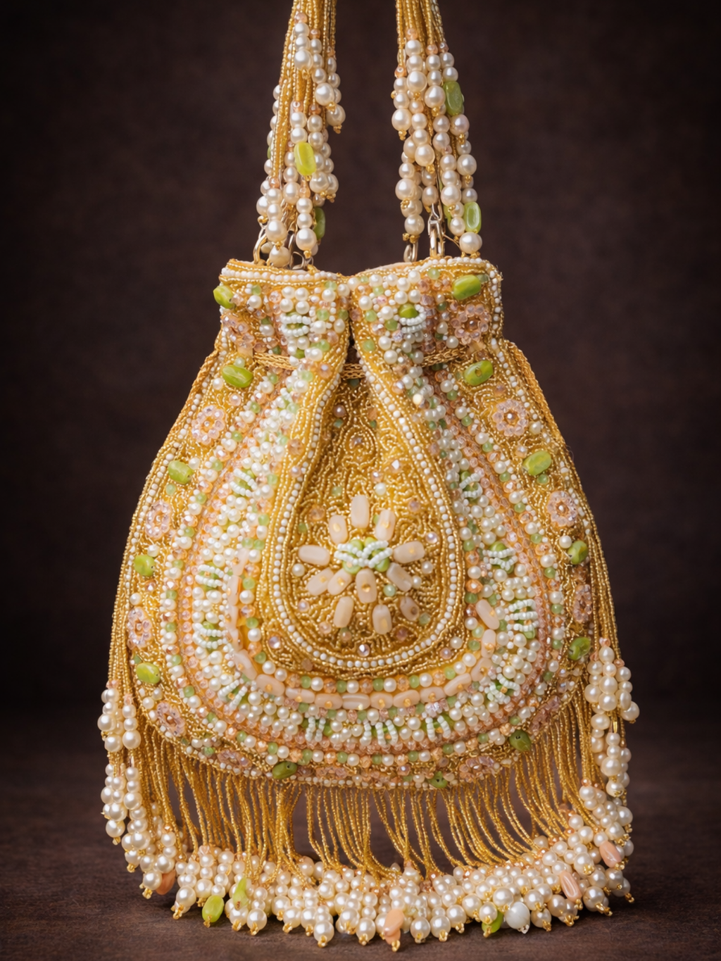 Royal Rajwadi Beaded Potli Bag