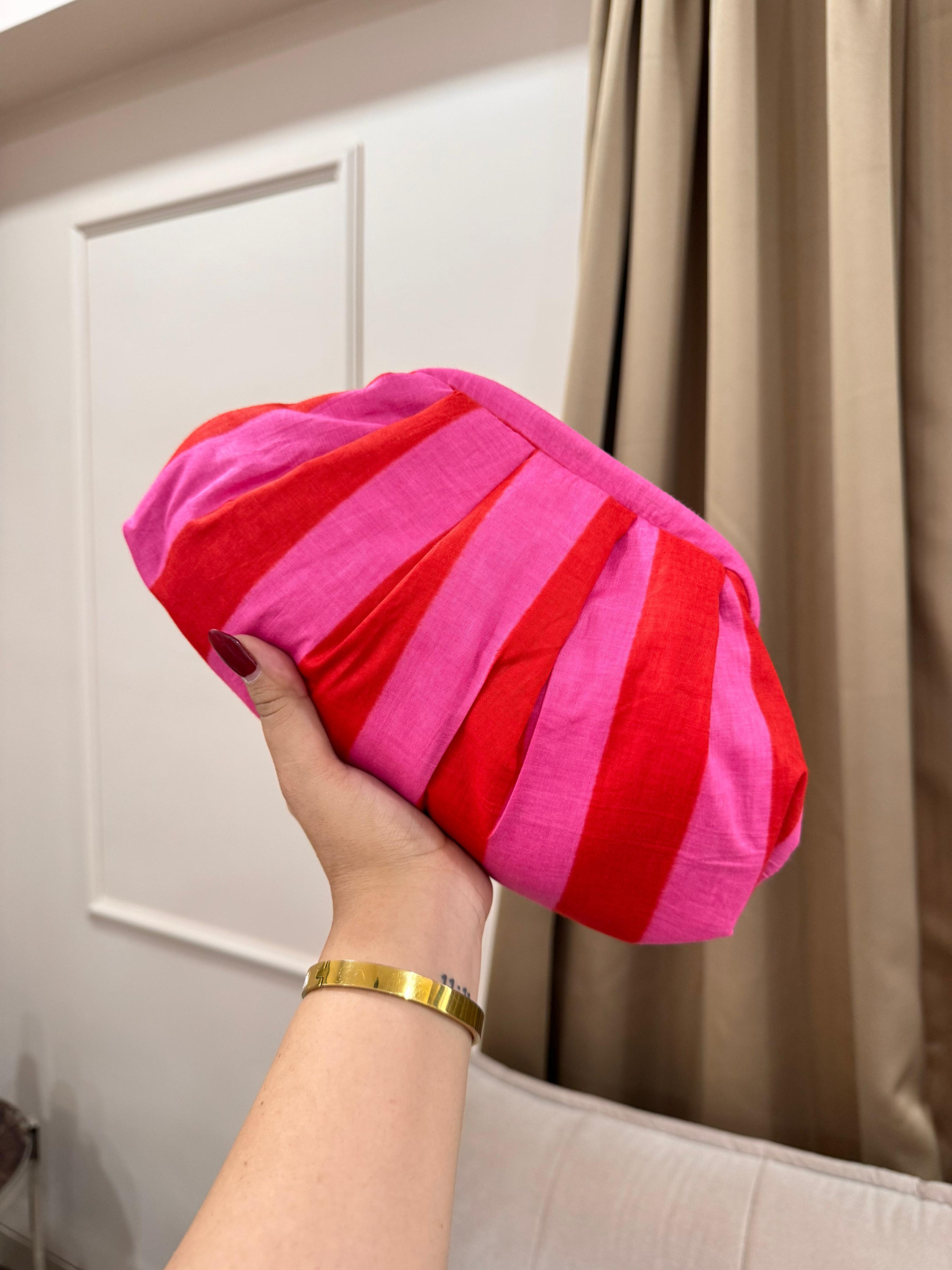 Candy Stripe Cloud Bag