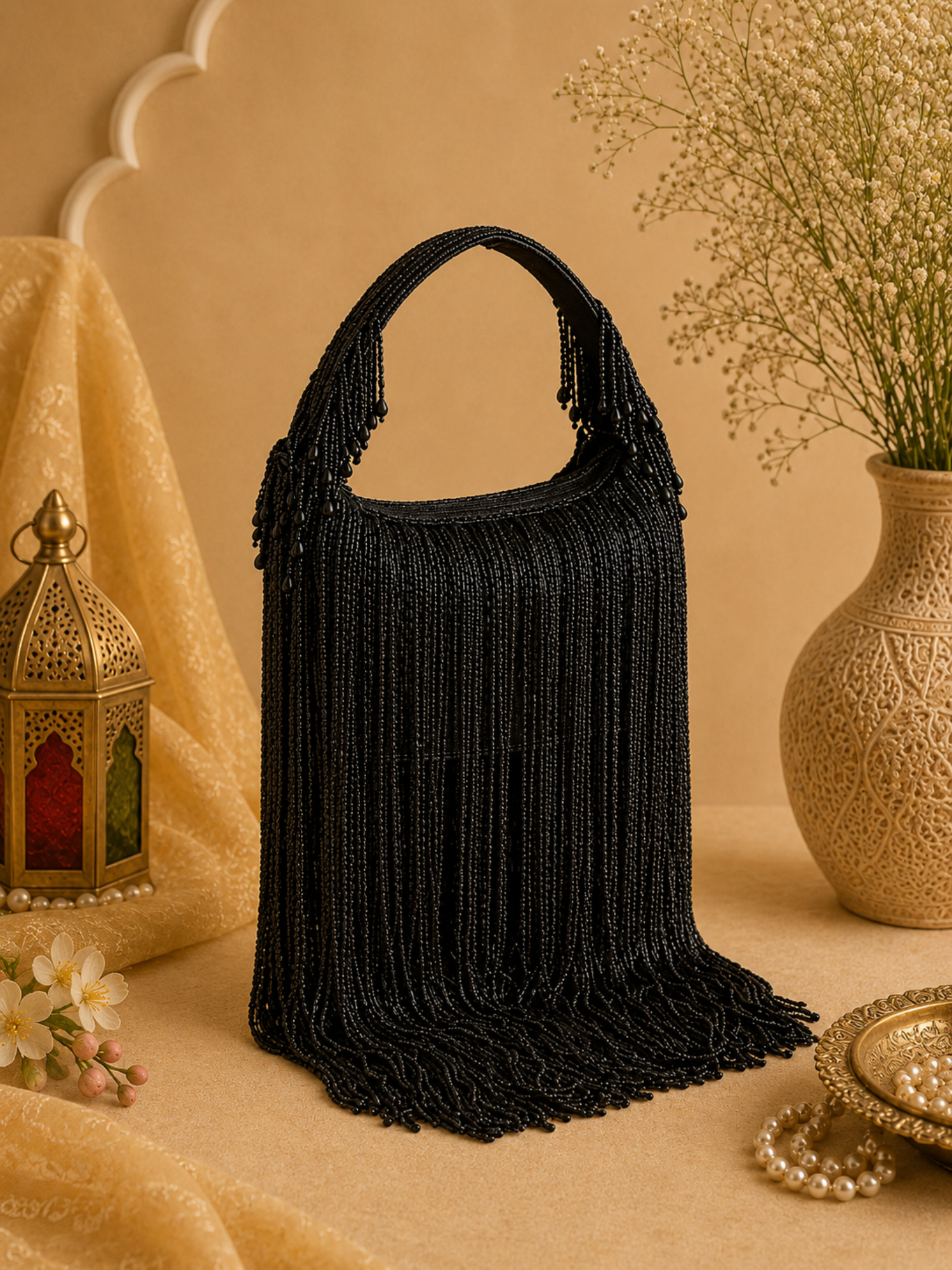 Noir Tassel Royale