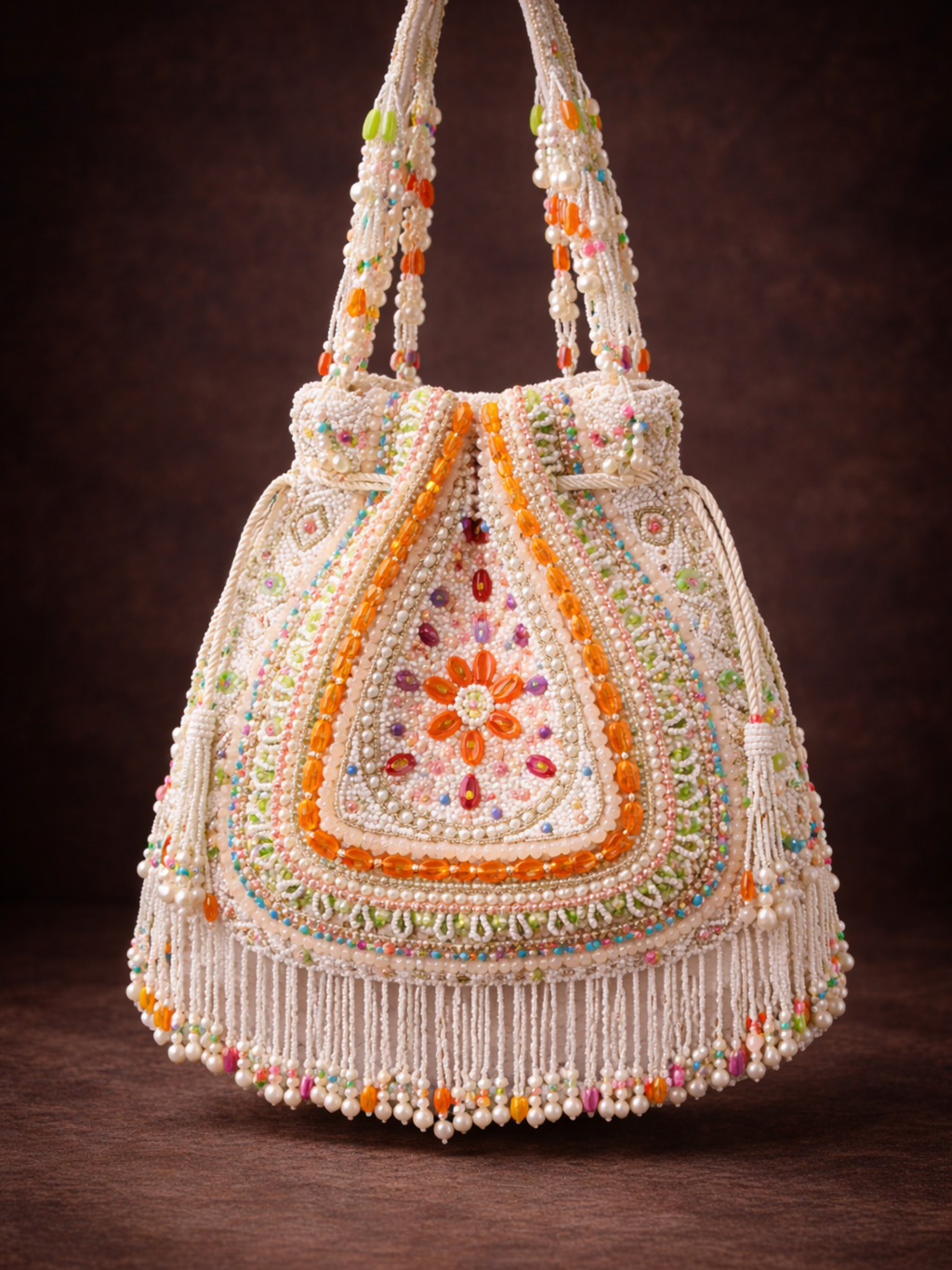 Royal Rajwadi Beaded Potli Bag
