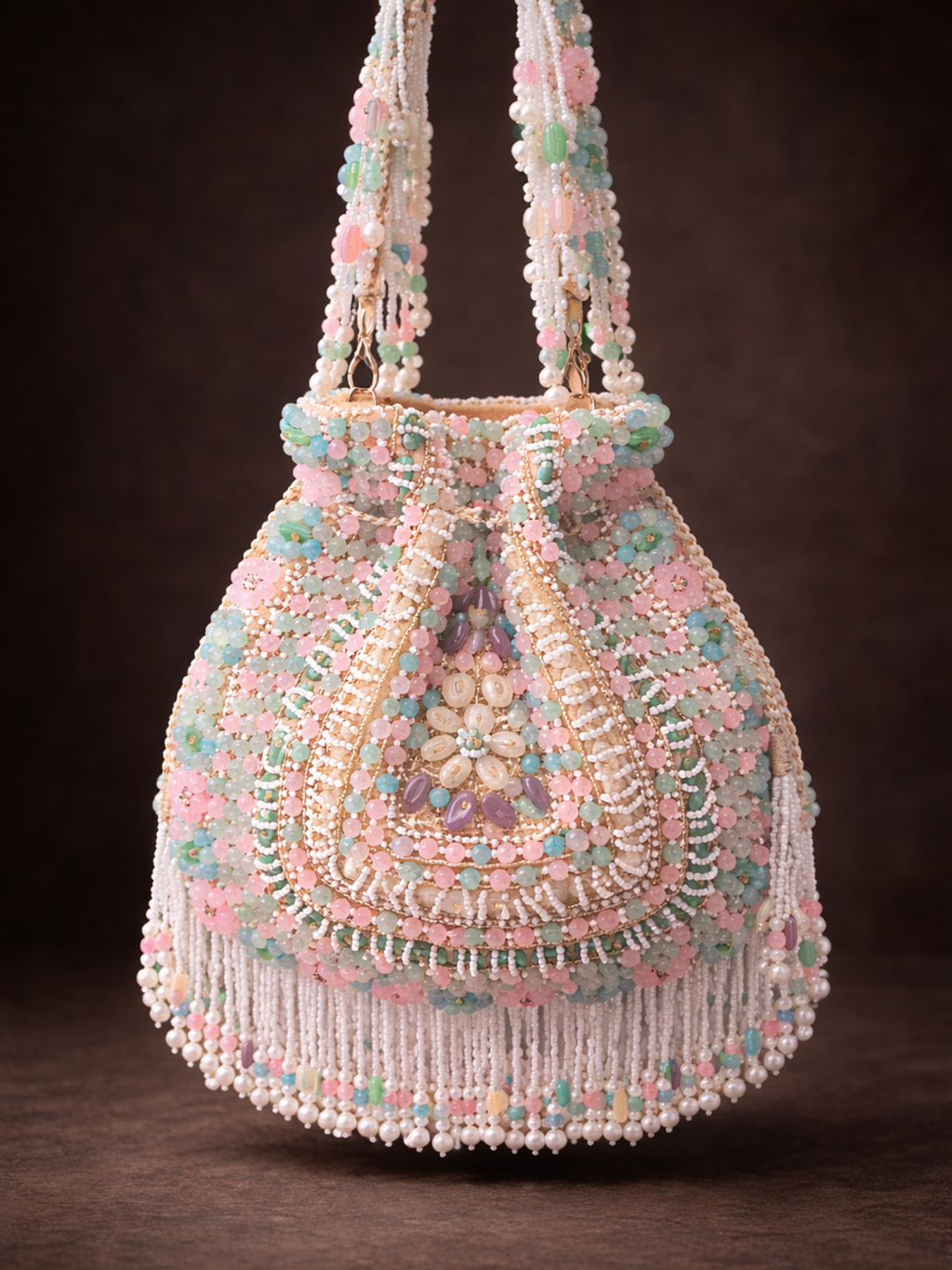 Royal Rajwadi Beaded Potli Bag