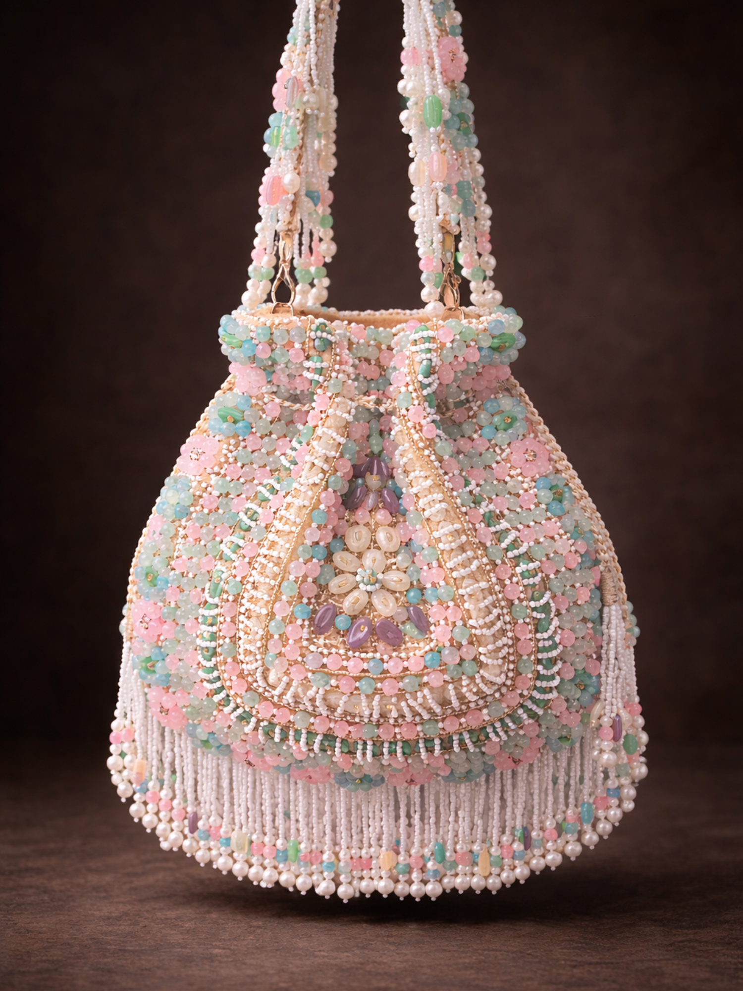 Royal Rajwadi Beaded Potli Bag