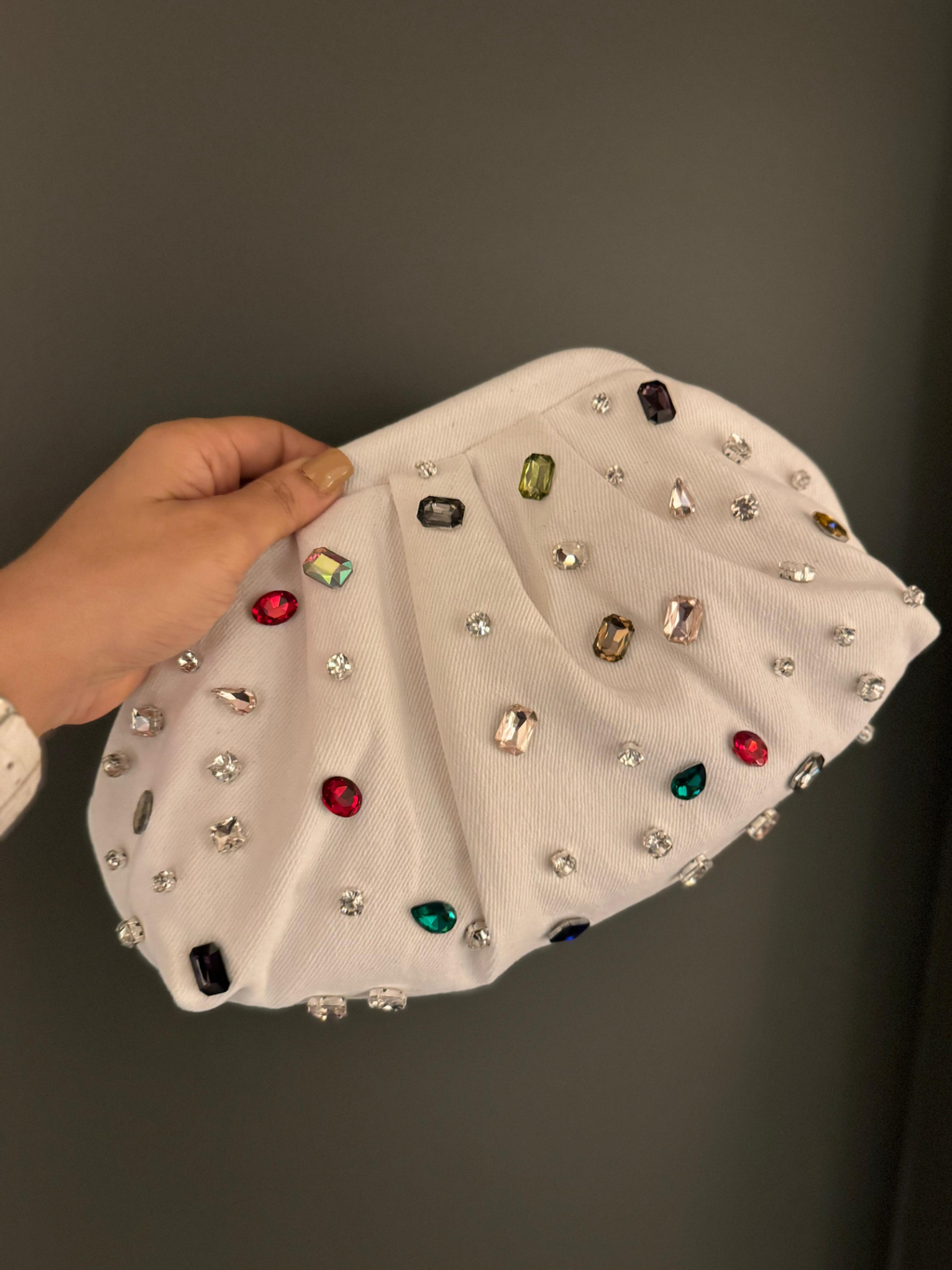 Denim Prism Cloud Bag