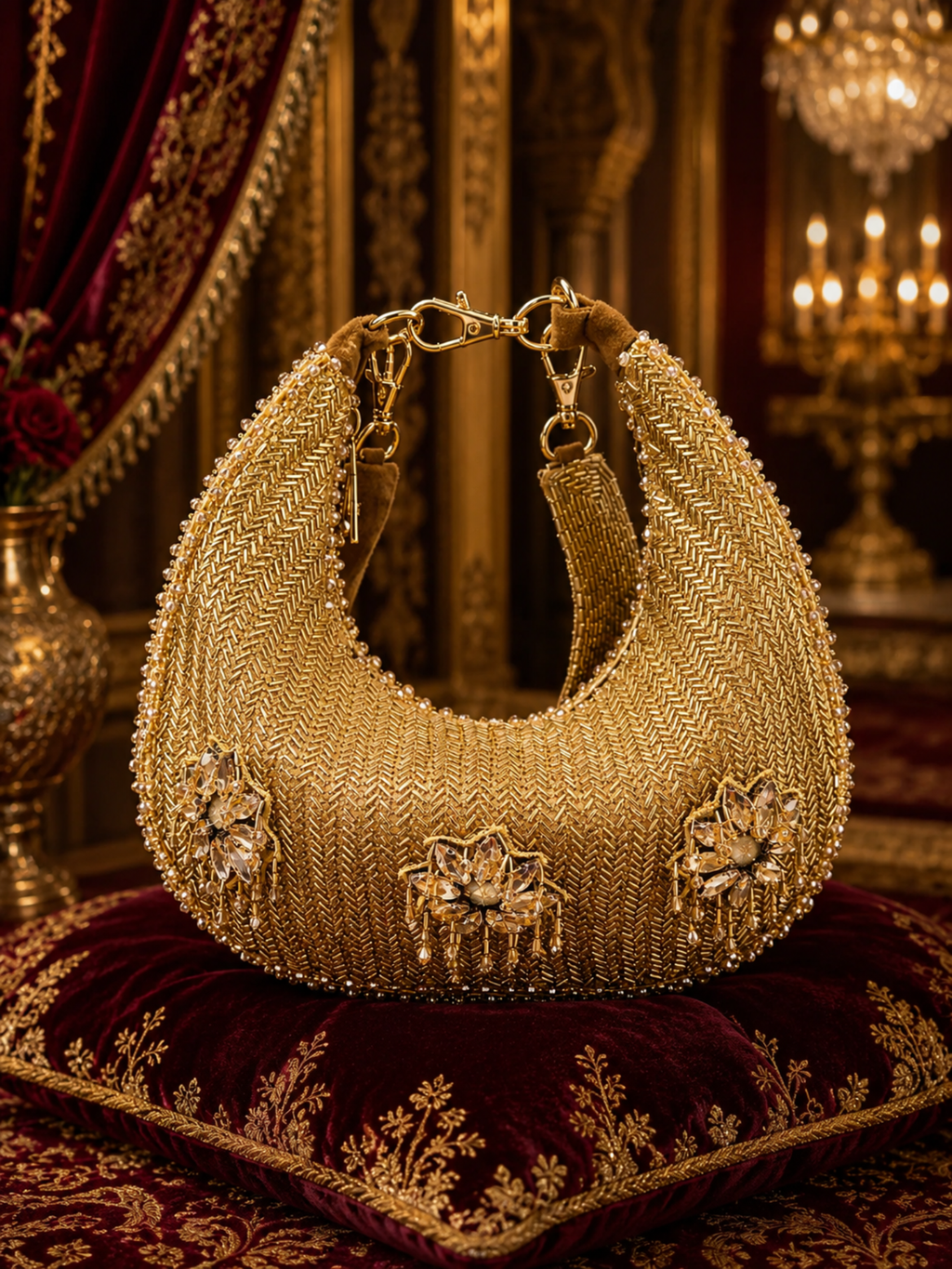 Noor Crescent Luxe Bag