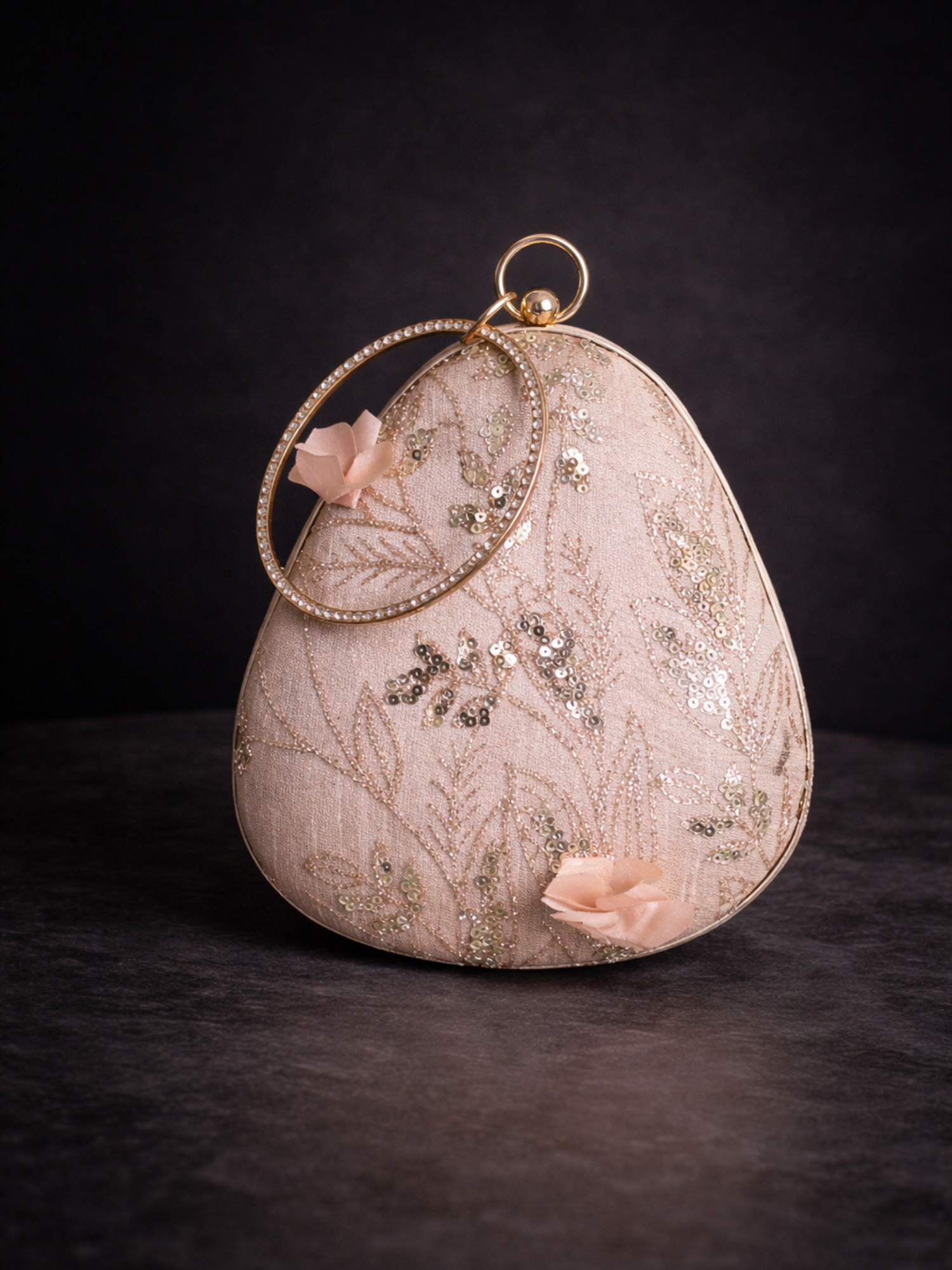Rosé Whimsy Wristlet Clutch