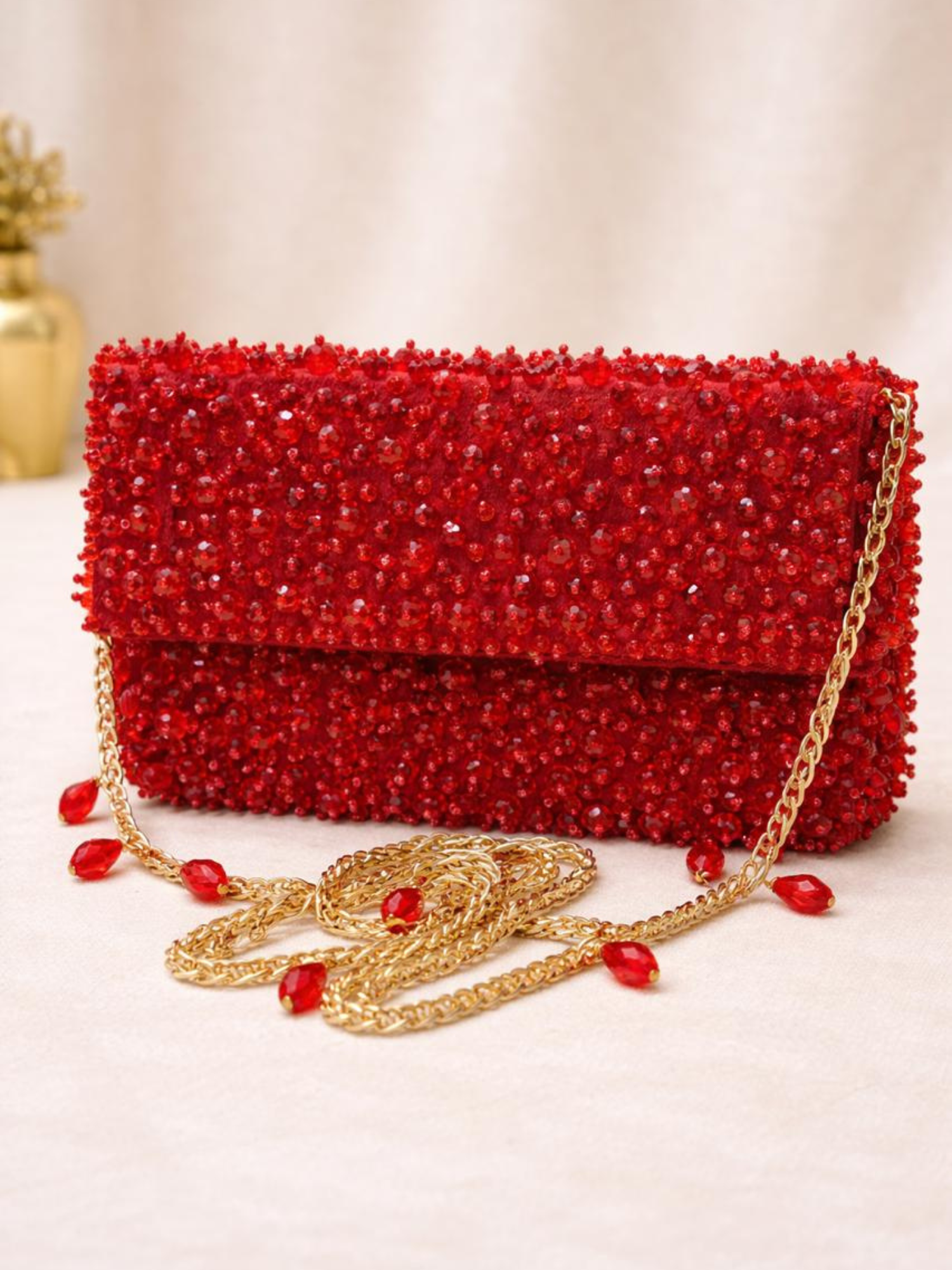 Aurelia Crystal Clutch