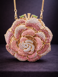 Rosè Floral Majesty Clutch