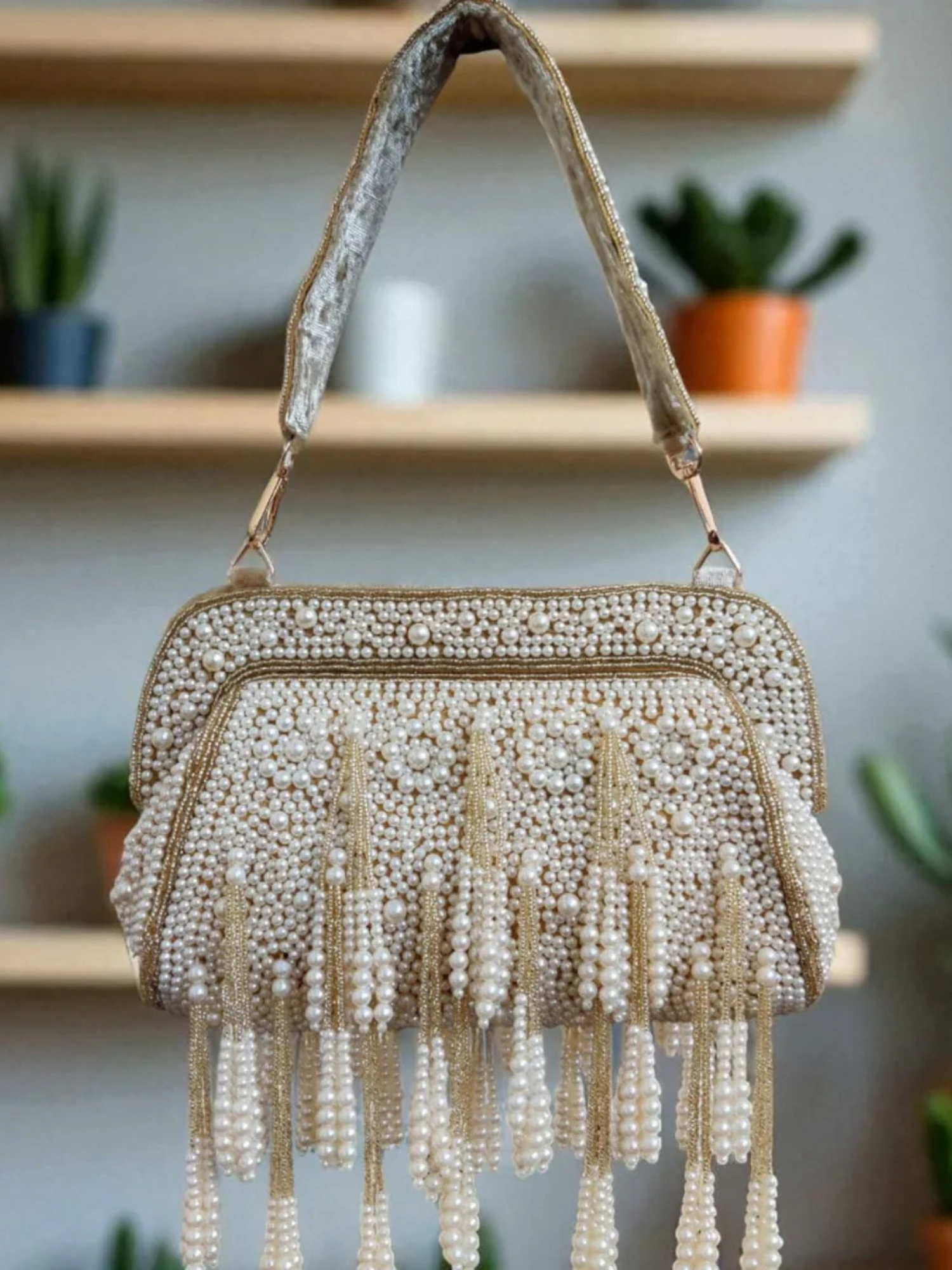 Amaira Tassels Clutch