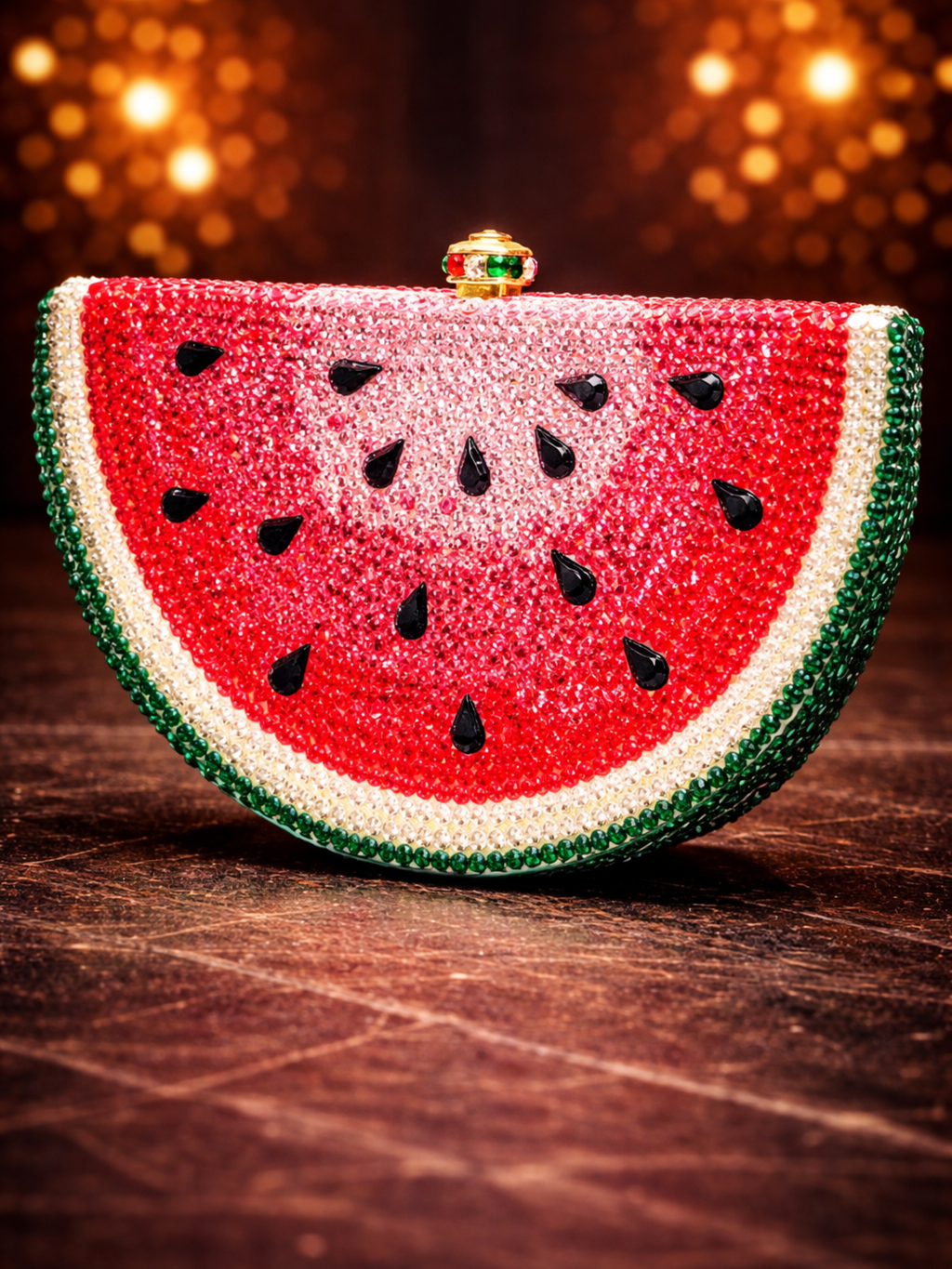 Crystal Watermelon Clutch