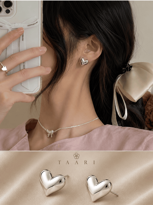 Heart of Silver Earrings