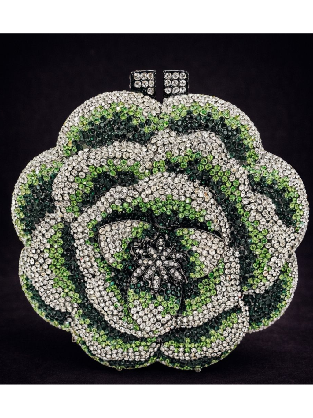 Flora Luxe Crystal Clutch