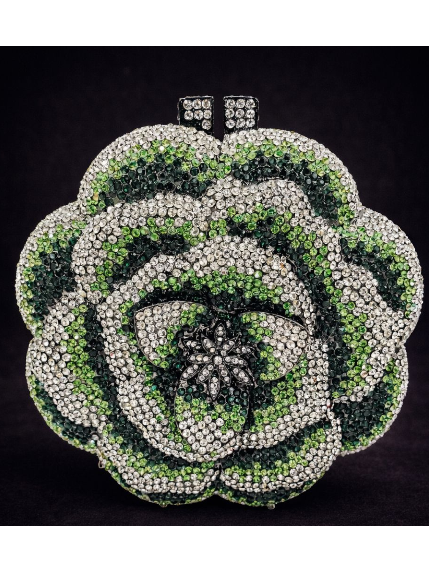 Flora Luxe Crystal Clutch