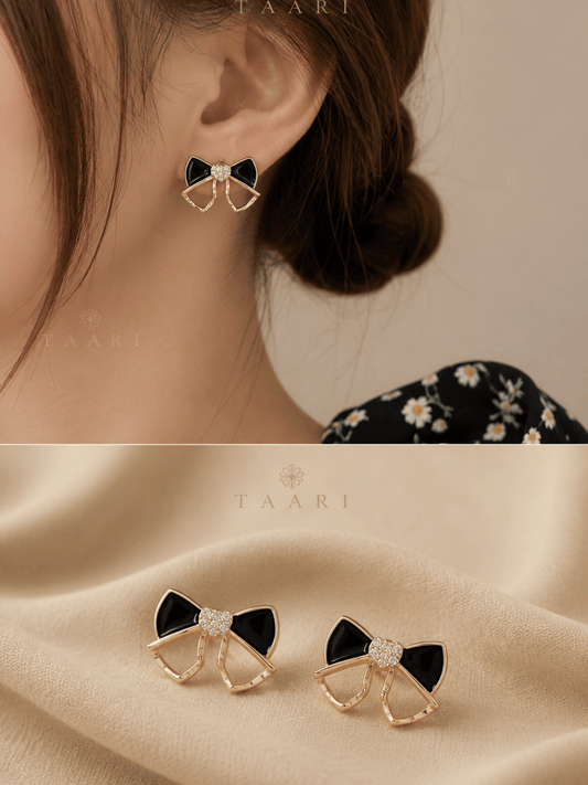 Petite Bow Crystal Earring