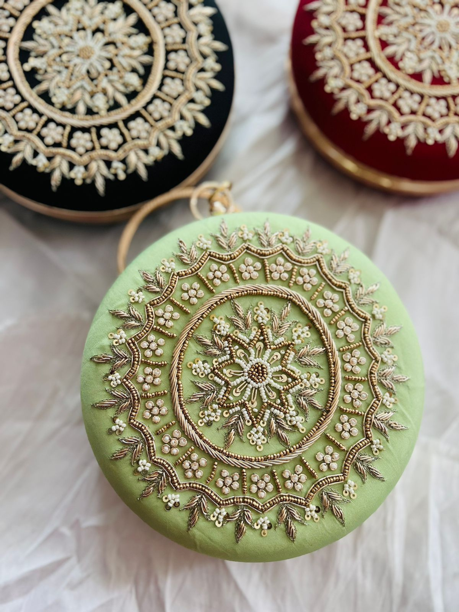 Noor Mandala Round Clutch