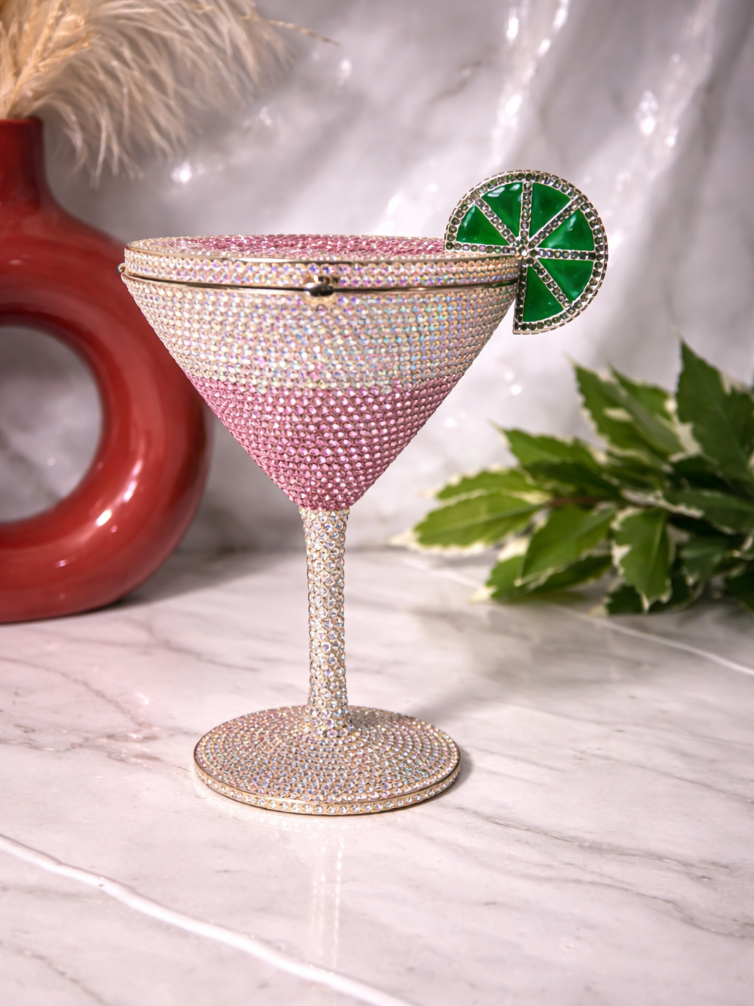 Sparkle Martini Luxe Clutch