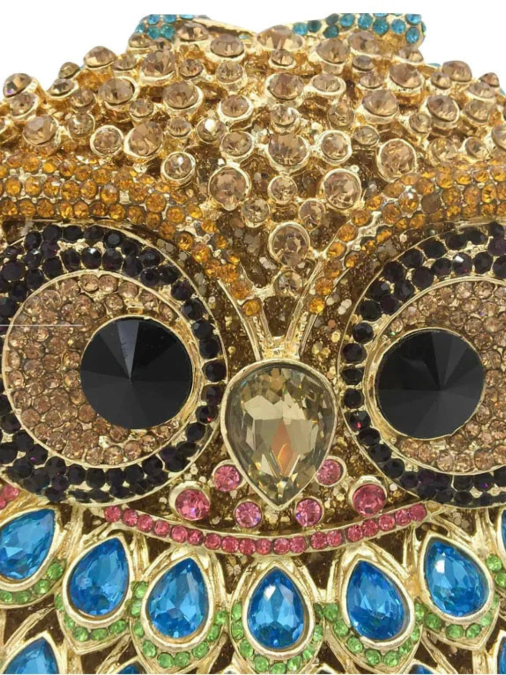 Mystic Owl Crystal Clutch