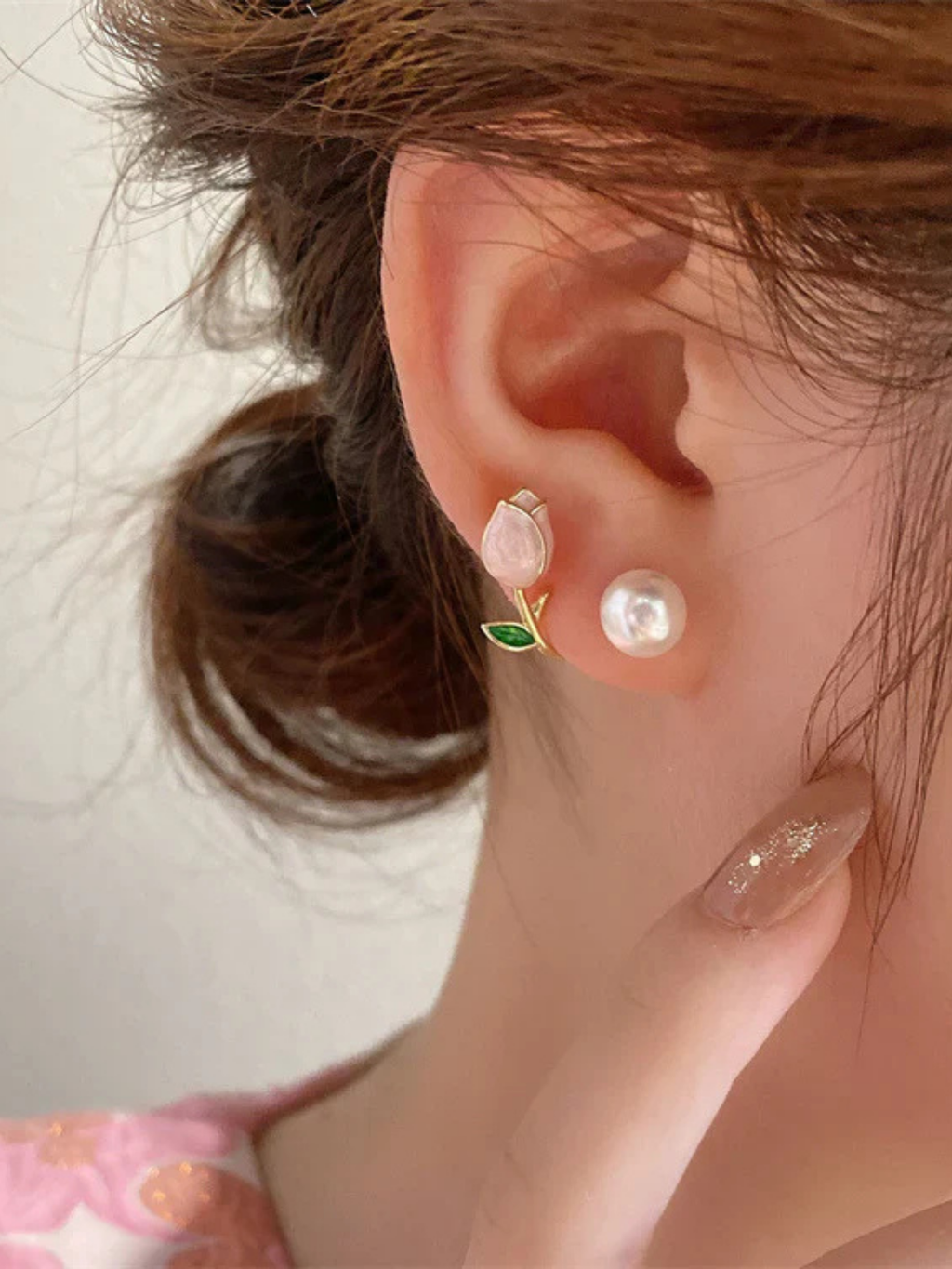 Pearl Blossom Earring