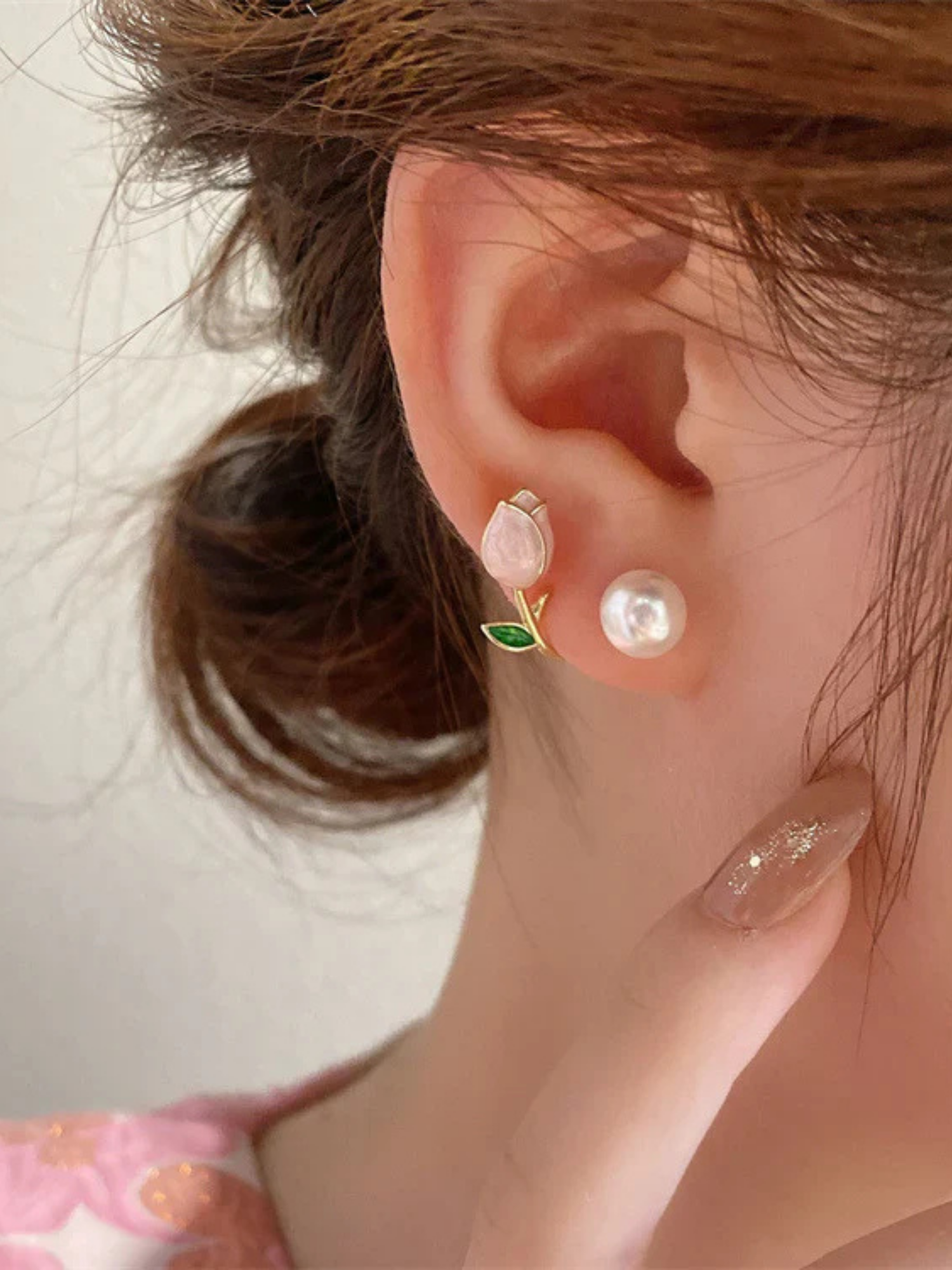 Pearl Blossom Earring